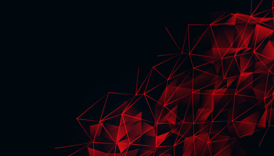 红色低多边形网格背景矢量素材(EPS)