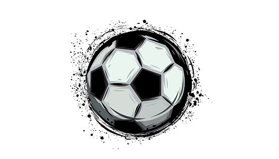 创意足球纹理矢量素材(EPS/AI)
