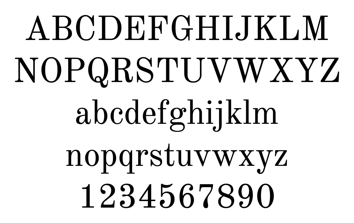 Old Standard TT字体预览