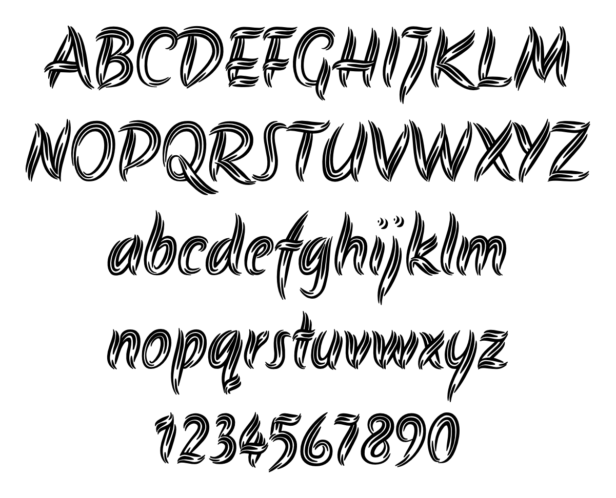 Akronim字体预览
