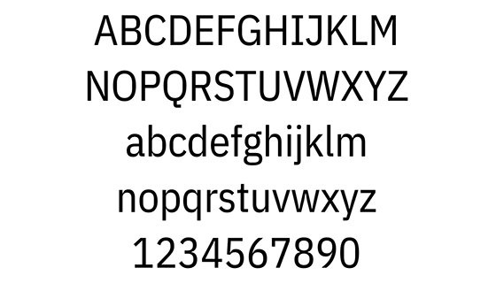 IBM Plex Sans Condensed 字体免费下载