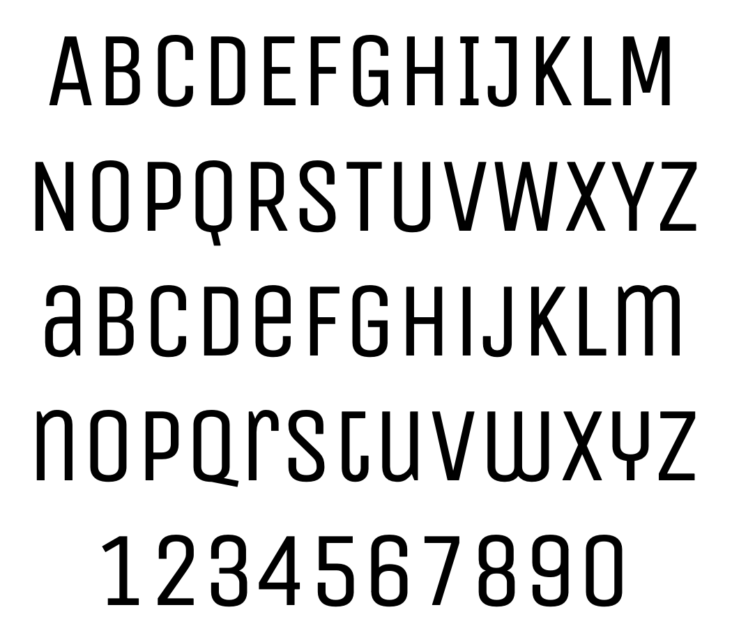 Unica One字体预览
