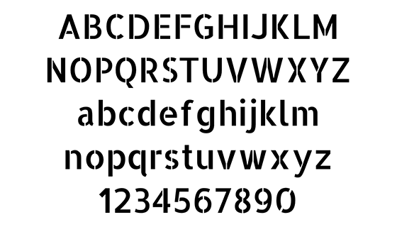Allerta Stencil 字体免费下载