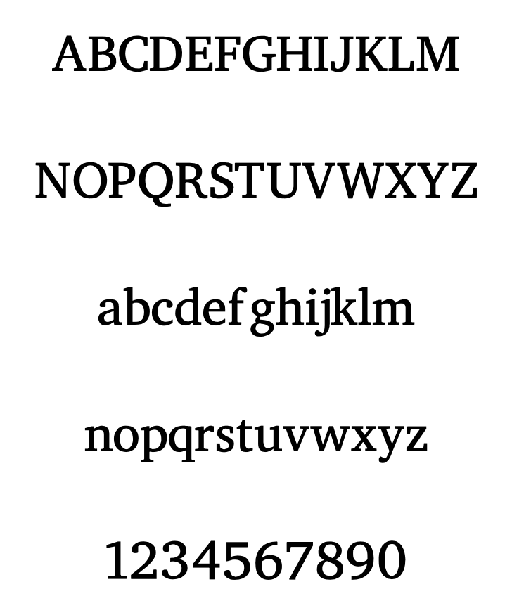 Peddana字体预览