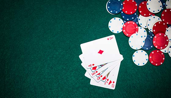扑克和筹码设计高清赌场背景图片素材(JPG)