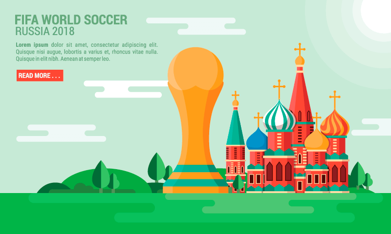 世界杯足球赛背景矢量素材(AI/SVG)