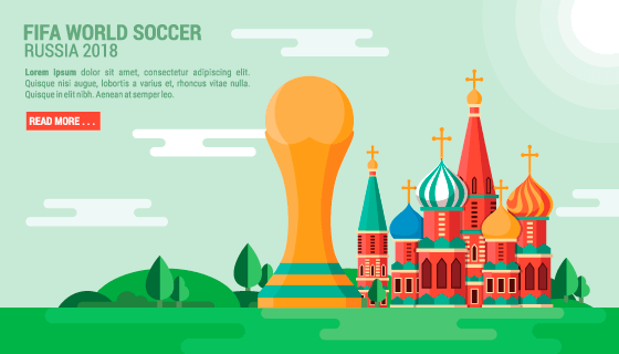 世界杯足球赛背景矢量素材(AI/SVG)