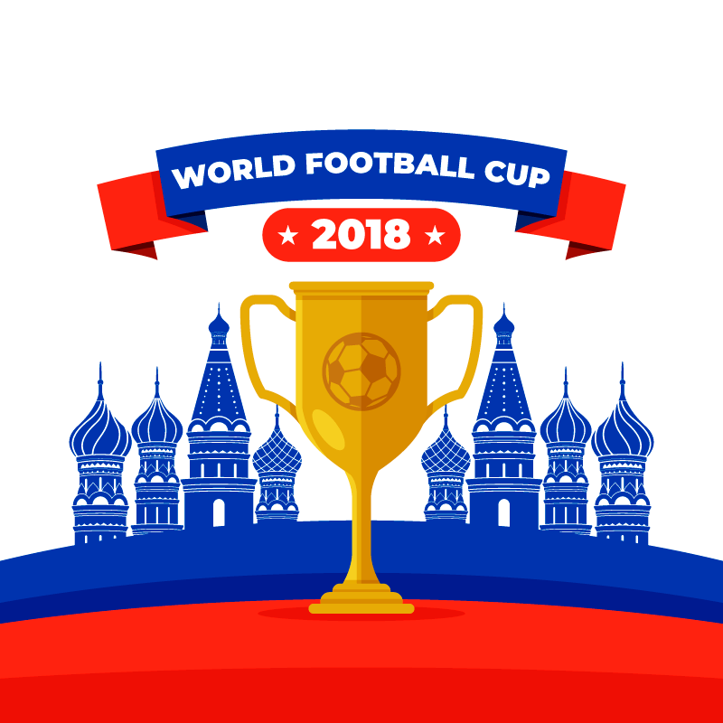 2018世界杯背景矢量素材(EPS/AI/免扣PNG)