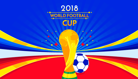 2018世界杯背景矢量素材(EPS/AI)
