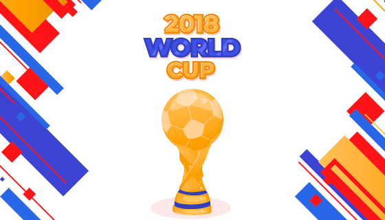 2018世界杯背景矢量素材(EPS/AI)