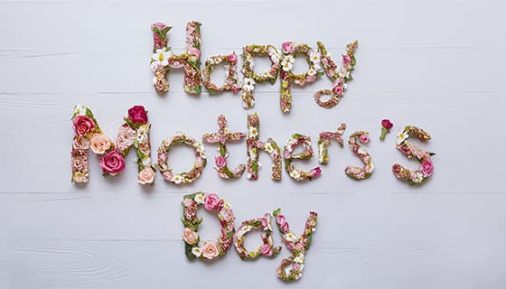 创意 happy mother’s day 字母母亲节背景图片素材(JPG)