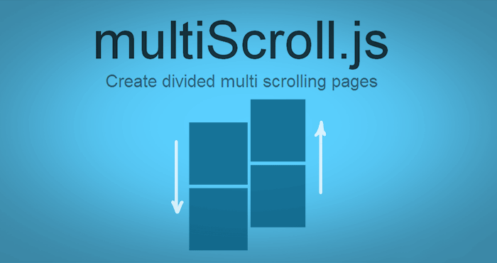 multiscroll.js - jQuery左右垂直反向滚动插件