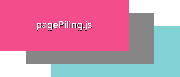 pagePiling.js - jQuery全屏滚动插件