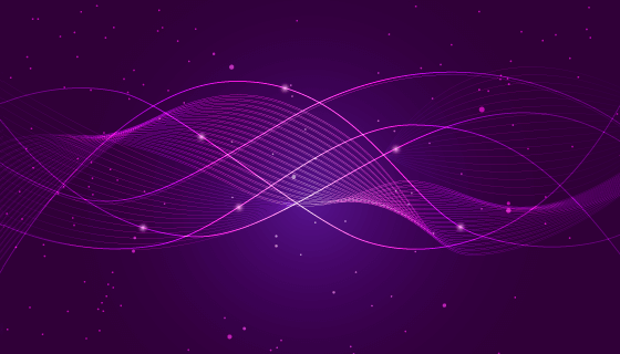 紫色抽象科技背景矢量素材(EPS)