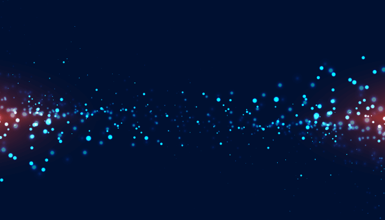 蓝色粒子发光背景矢量素材(EPS)