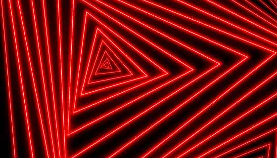 抽象三角形霓虹灯背景矢量素材(AI/EPS)