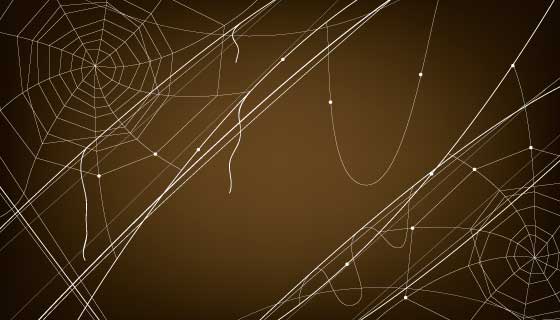 万圣节蜘蛛网背景矢量素材(AI/EPS)