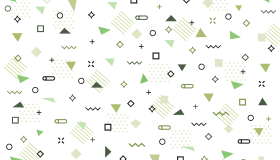 绿色几何形状孟菲斯风格背景矢量素材(AI/EPS/PNG)