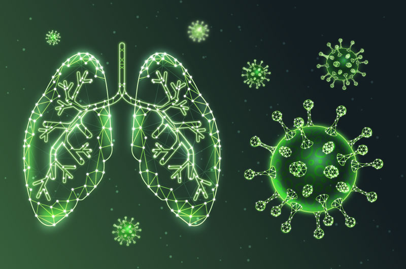 肺和冠状病毒概念设计矢量素材(AI/EPS)