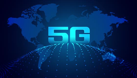 连接世界的5G网络概念背景矢量素材(EPS)