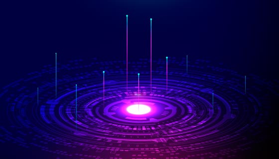 紫色科技背景矢量素材(AI/EPS)