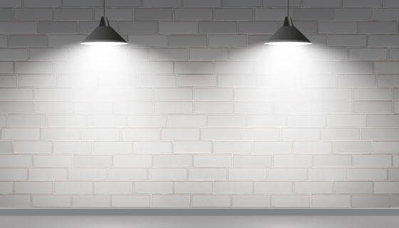 聚光灯和墙壁矢量素材(AI/EPS)