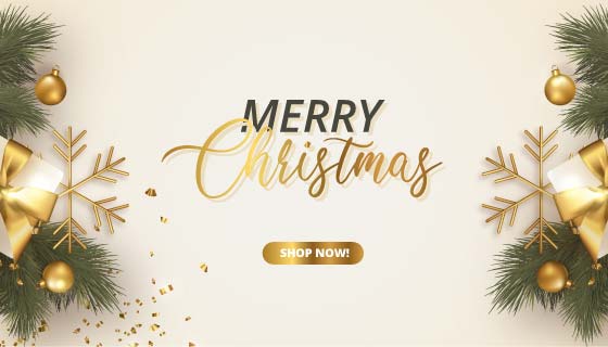 精美礼物设计圣诞节banner矢量素材(EPS)