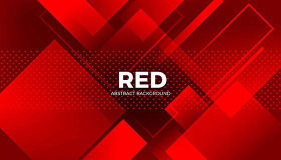红色抽象背景矢量素材(EPS/AI)
