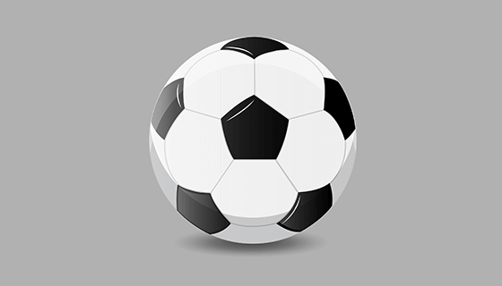 逼真的足球矢量素材(EPS/AI)