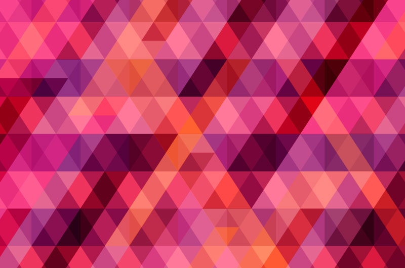 红色粉色多边形背景矢量素材(AI/EPS)