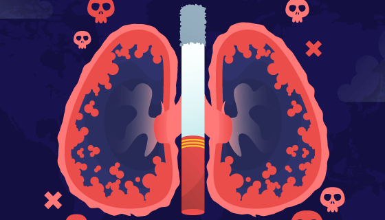 肺里的香烟设计世界无烟日矢量素材(AI/EPS)