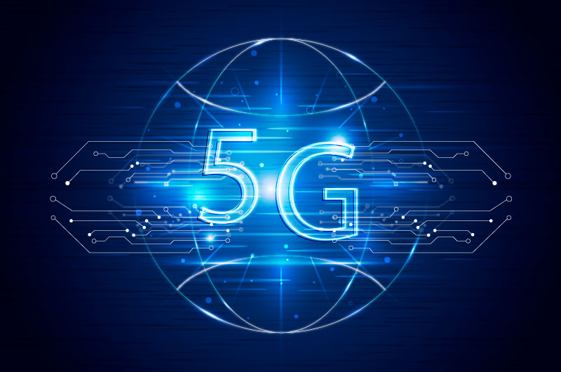 5G移动通信技术科技背景矢量素材(AI/EPS)