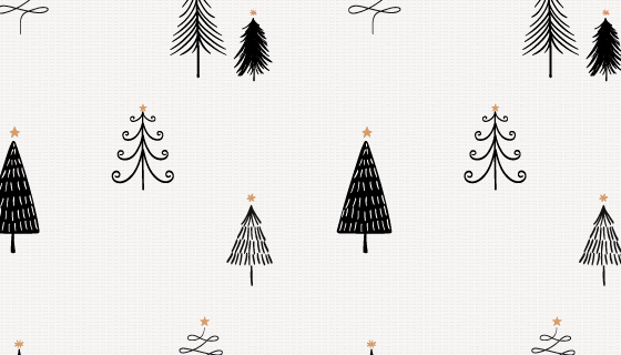 简单的圣诞树图案背景矢量素材(EPS)