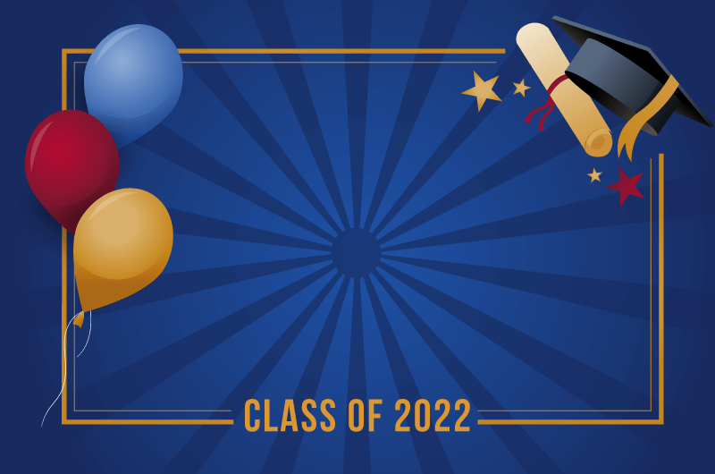 2022年学士毕业背景矢量素材(AI/EPS)