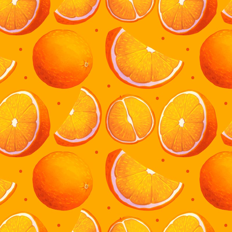 清爽的橙子背景矢量素材(AI/EPS)