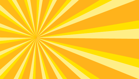 太阳照射黄色背景矢量素材(EPS)