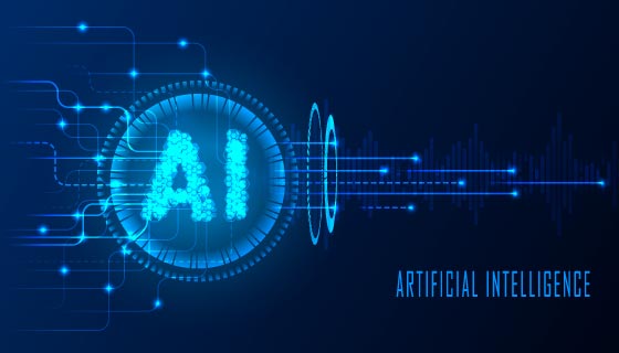 AI人工智能概念设计矢量素材(EPS)
